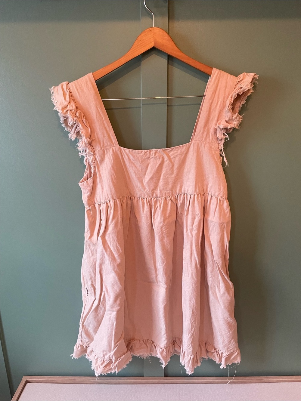 aerie Soft Blush Pink Tiered Sundress - Picture 3 of 8